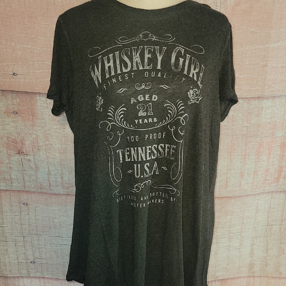 Torrid Whiskey Girl Graphic Tshirt - Picture 1 of 7